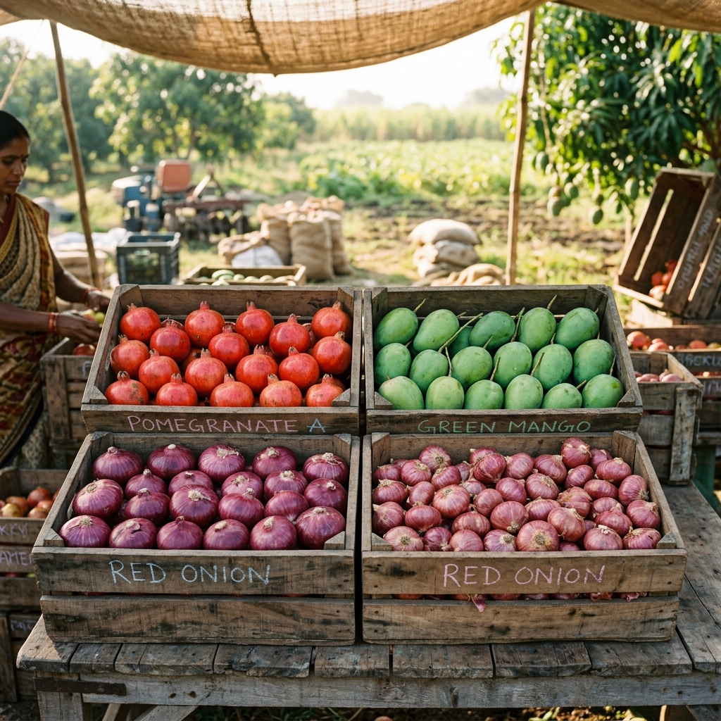 Fresh agricultural produce from India