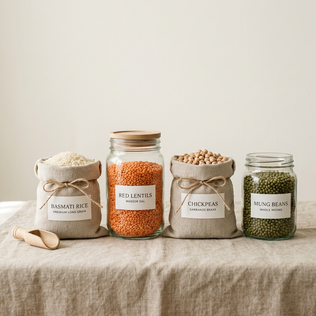 Basmati rice and grains from India