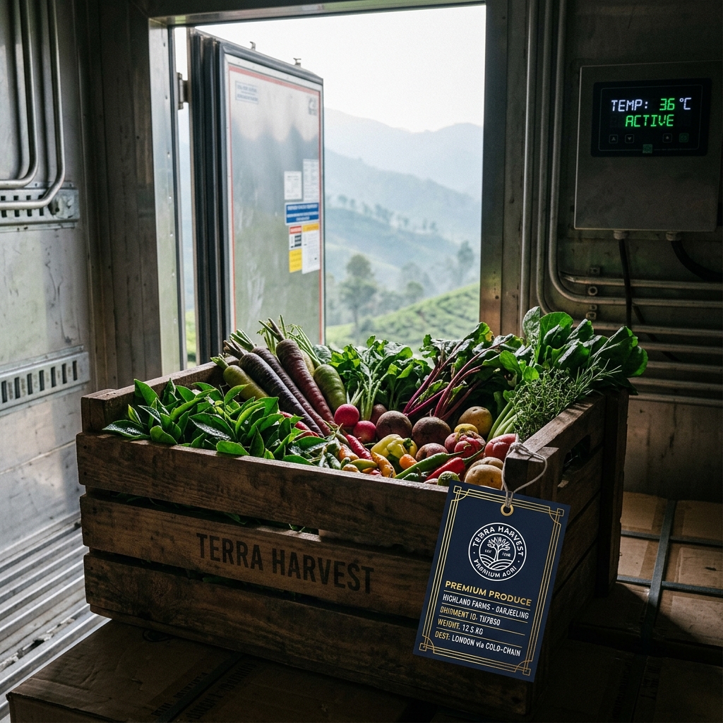 Ooty Cold Chain Fresh Vegetables Reefer Crate
